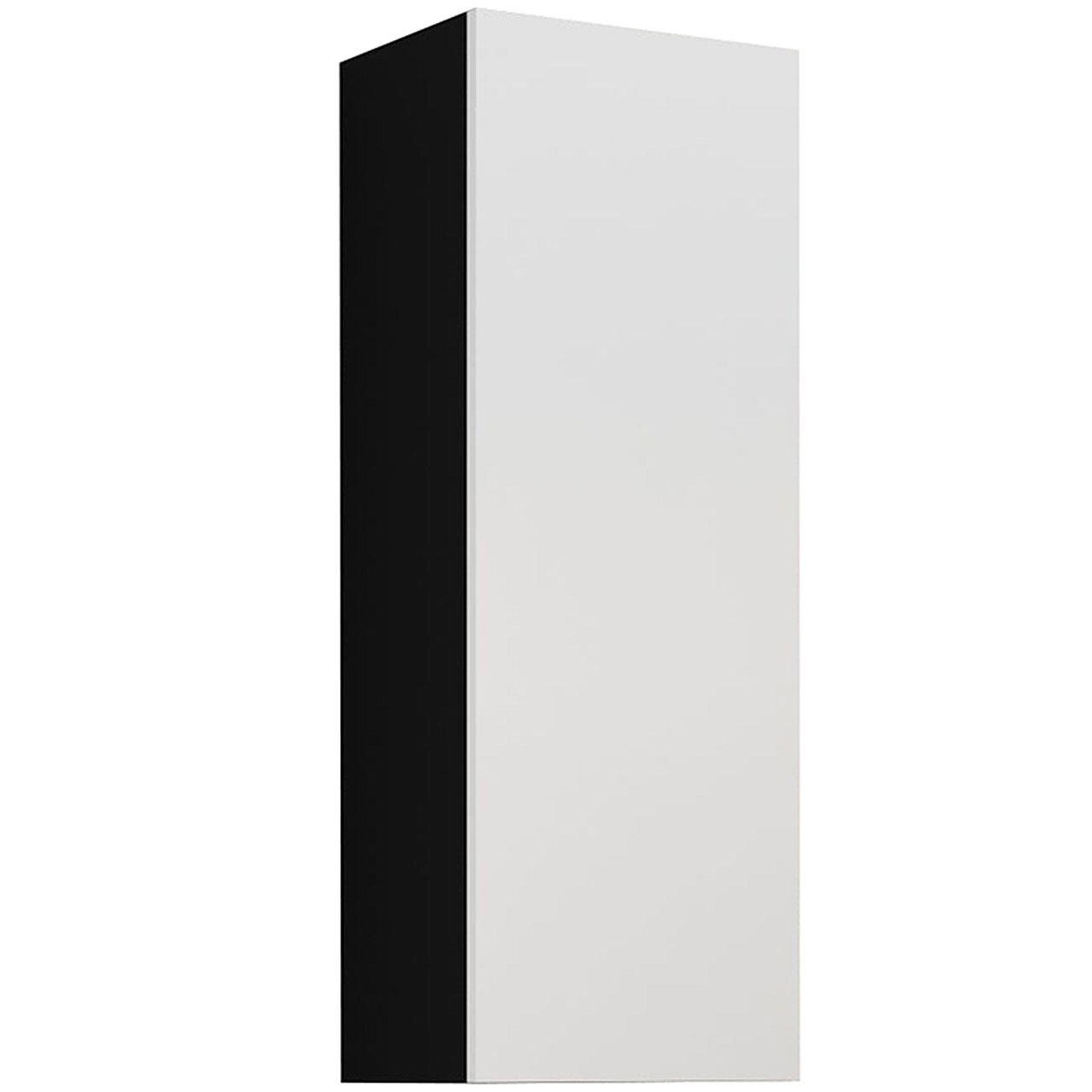 Armario de pared 90 VIGO VG5C negro / blanco brillo