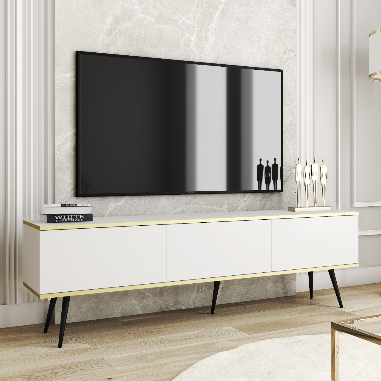 Mueble TV ARA 175 blanco